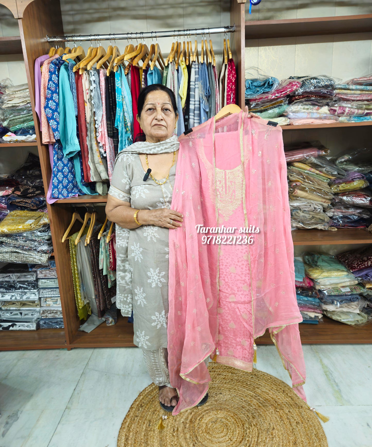 Designer Muslin Party Wear Suit For Women