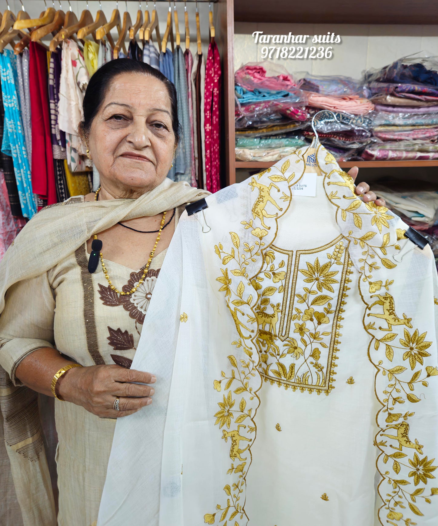 Embroidery Jamdani Suit For Women