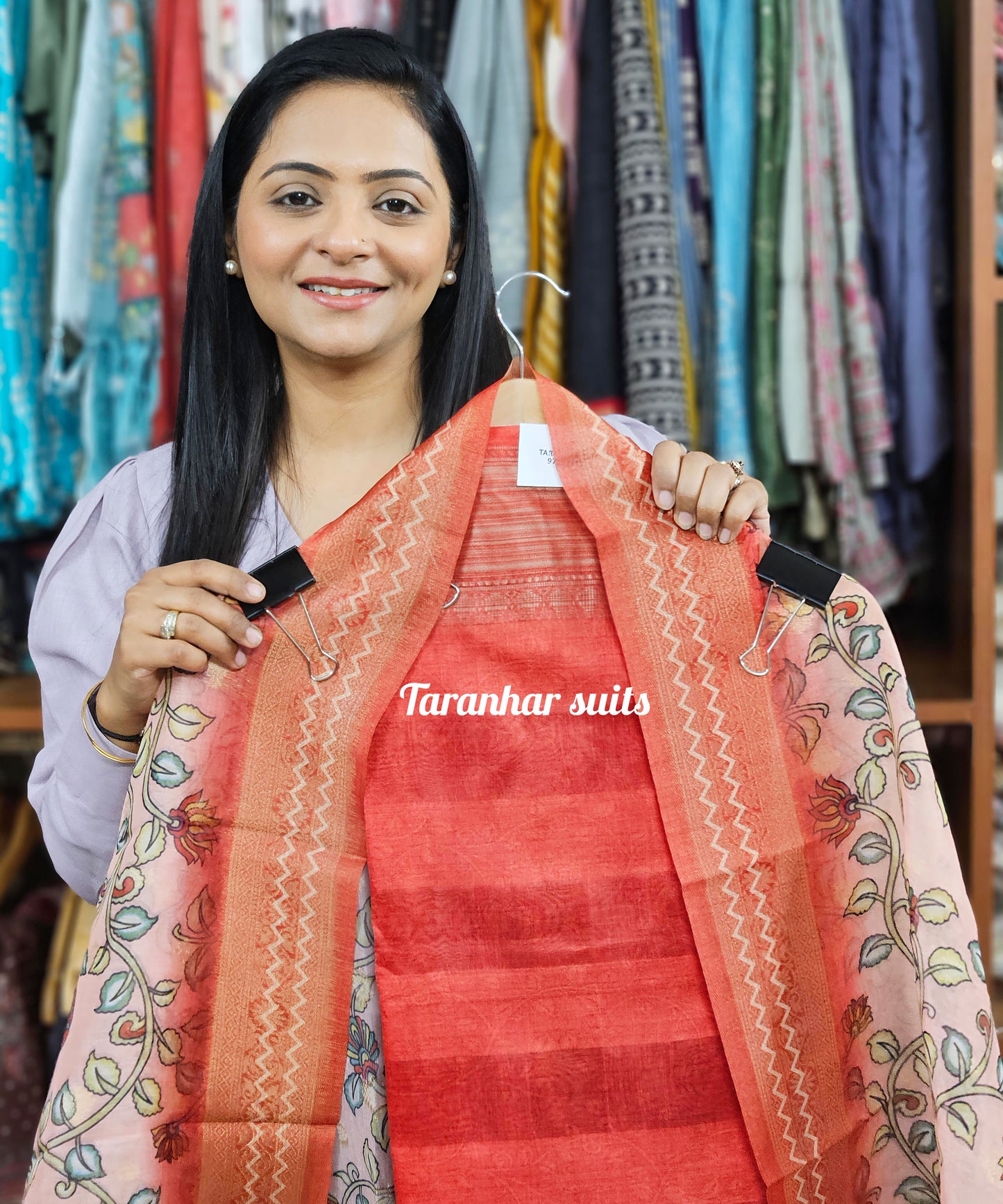 Women Cotton Silk Suit