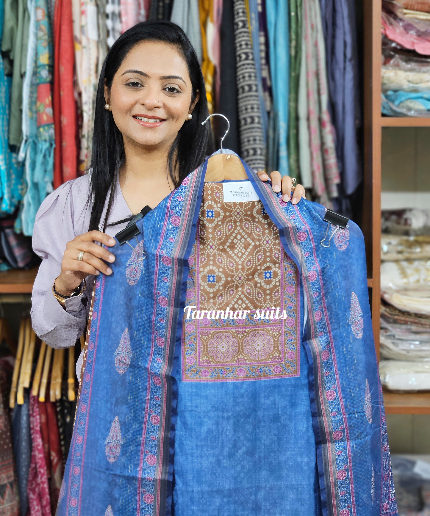 Cotton Silk Suits Unstitched