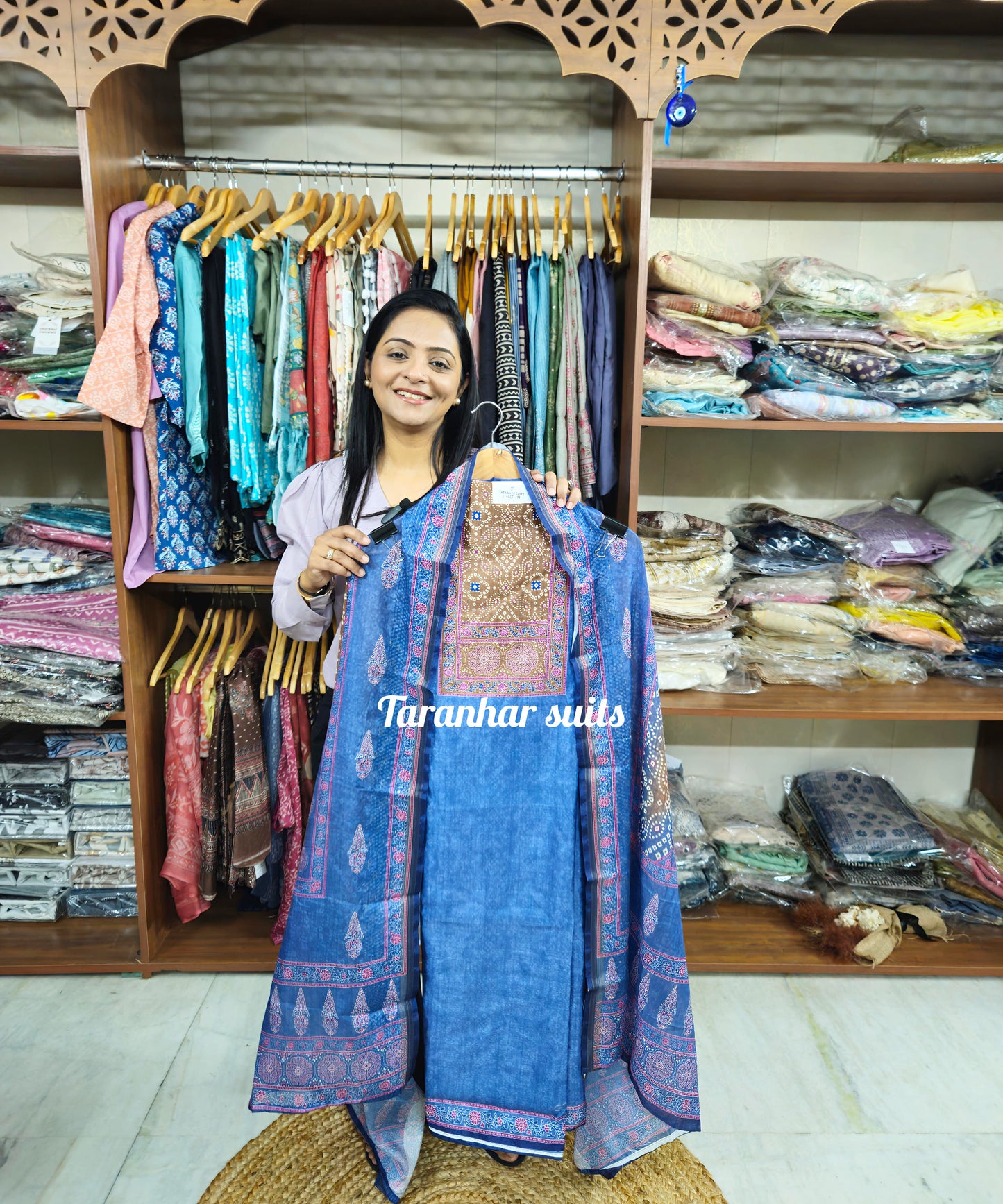 Cotton Silk Suits Unstitched