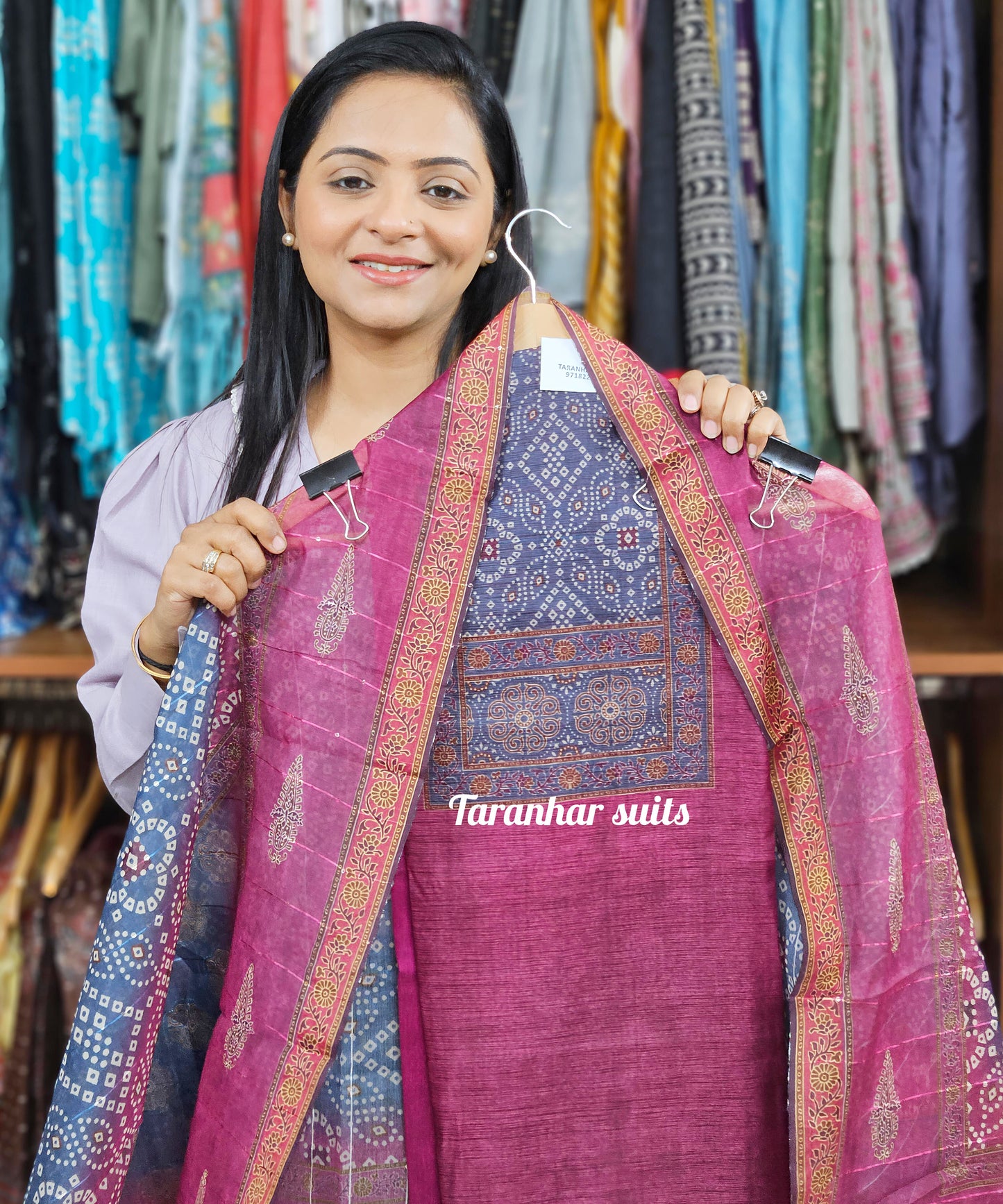 Cotton Silk Unstitched Suit Set