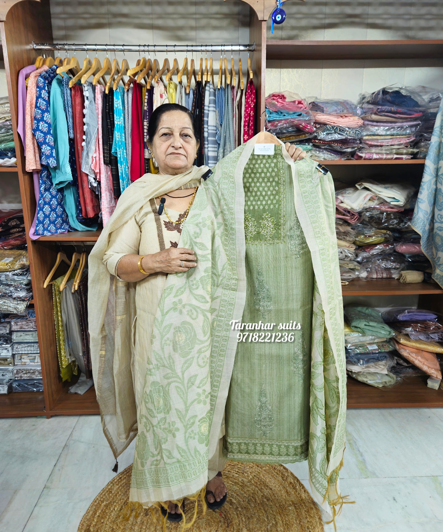 Jamdani Weaving & Hand Embroidery Suits For Women